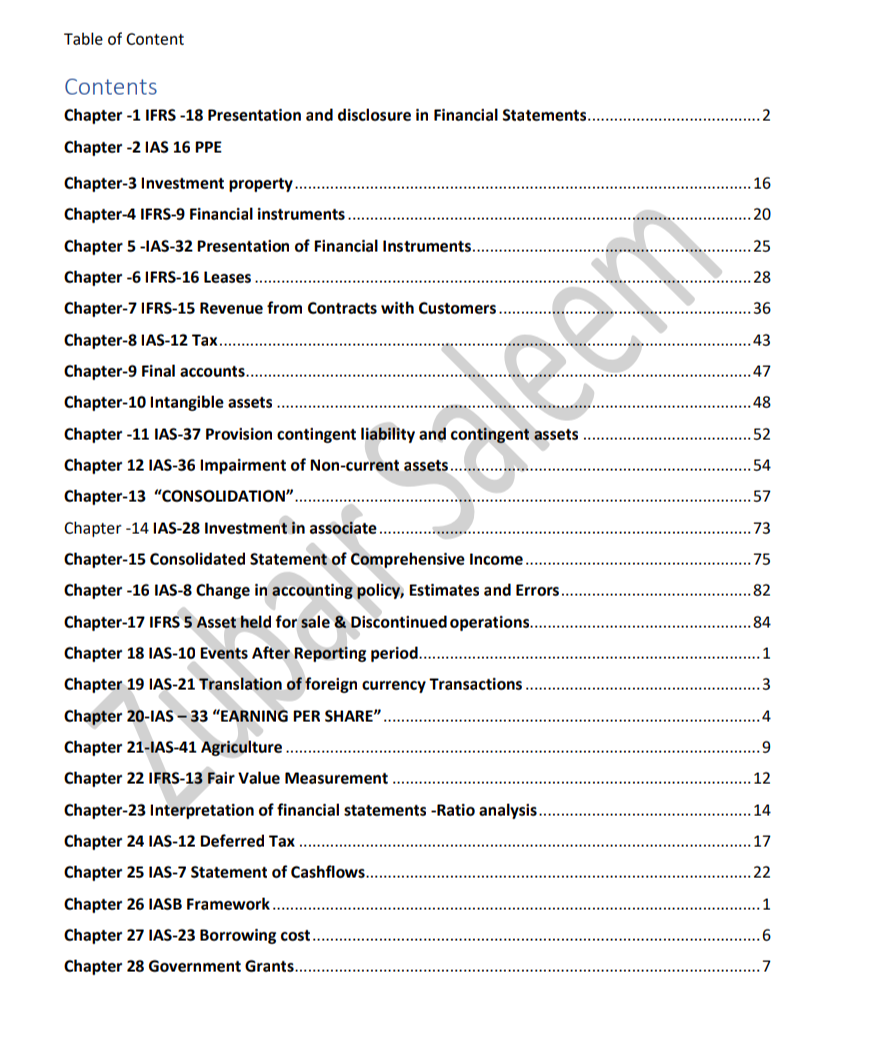 FR – Financial Reporting (ACCA IFRS Revision Notes – Complete Guide)